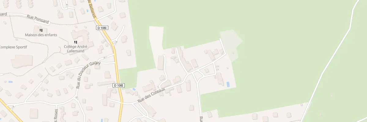 Plan du 14 Rue des Coteaux à Pouilly-en-Auxois