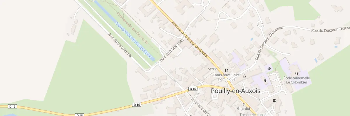 Plan du 12 Rue du 8 Mai 1945 à Pouilly-en-Auxois