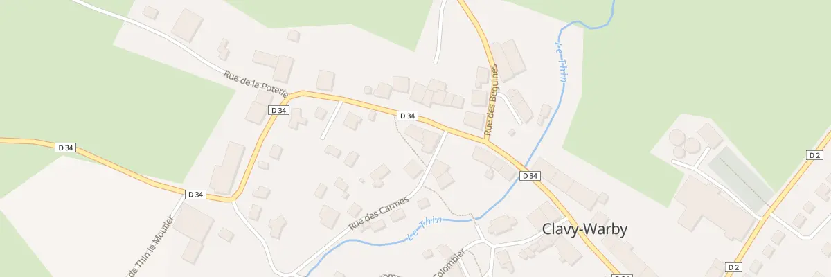 Plan du 9 Rue de la Maronne à Clavy-Warby