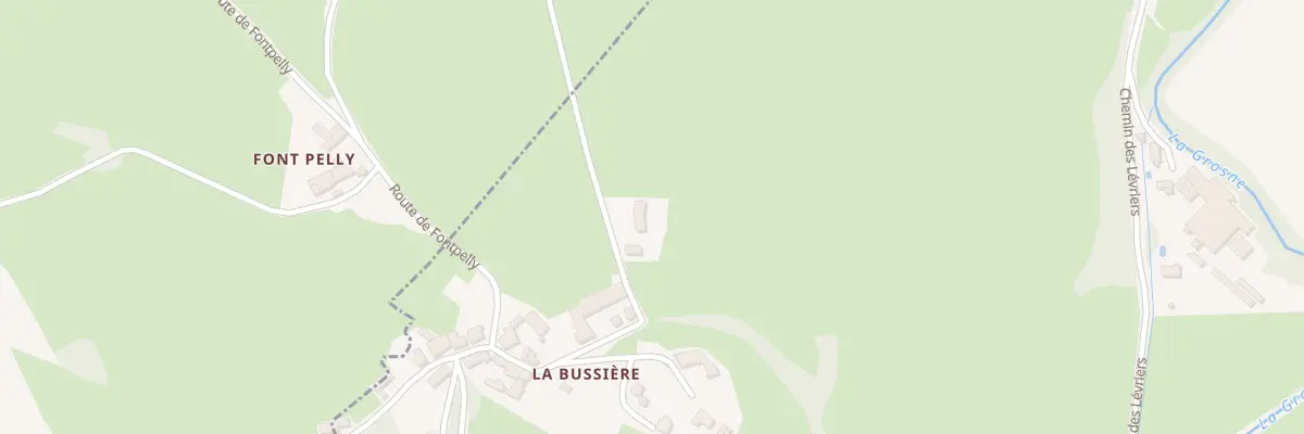 Plan du 5301 La Montagne à Saint-Léger-sous-la-Bussière