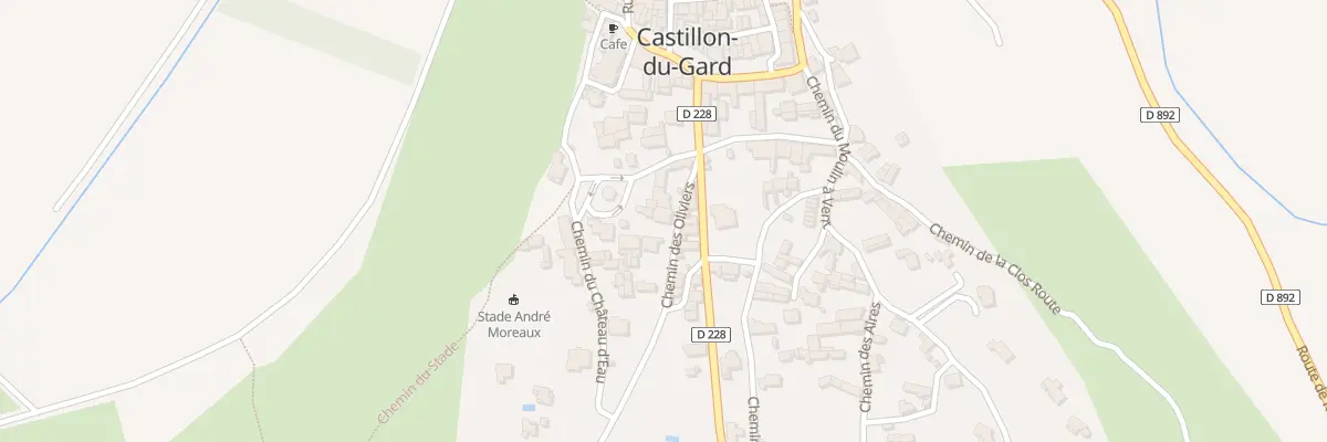 Plan du 5039 Che des Oliviers à Castillon-du-Gard