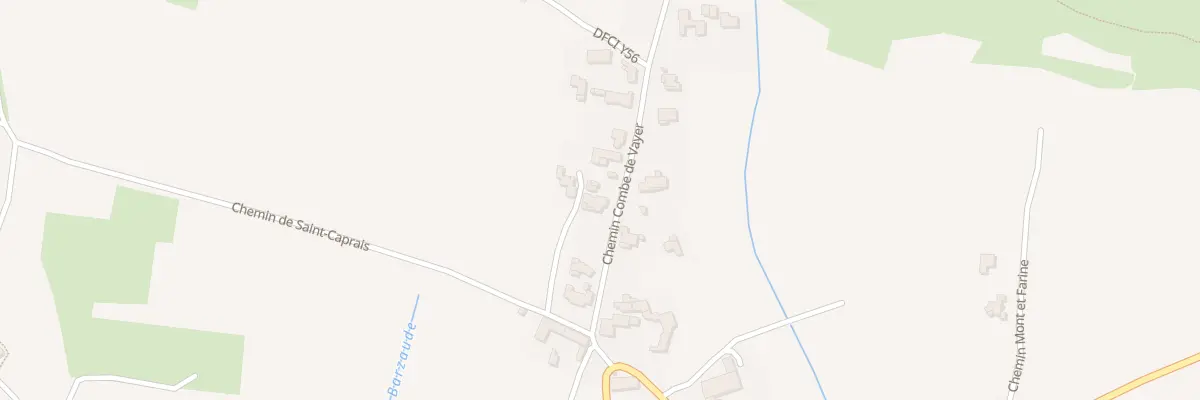 Plan du 3 Che de la Combe de Vayer à Castillon-du-Gard