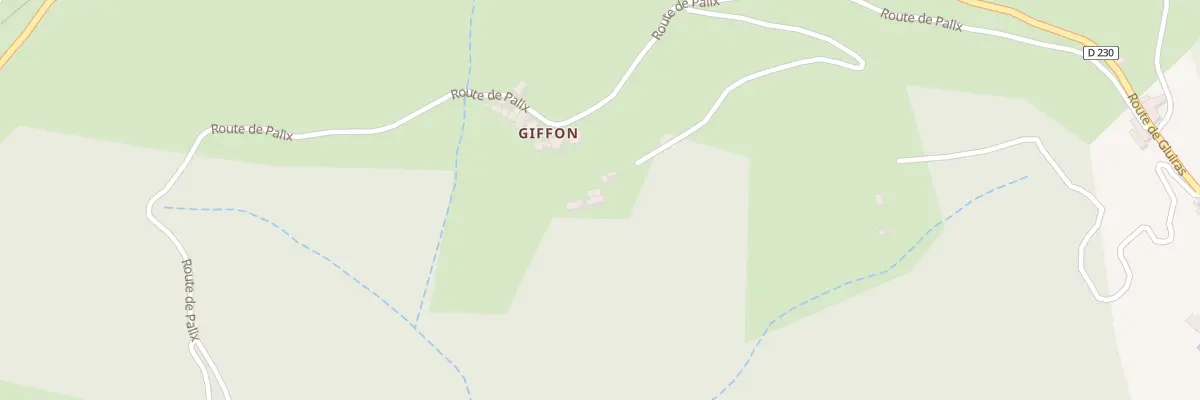 Plan du 5064 Giffon à Gluiras