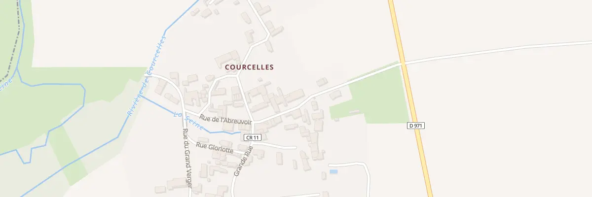 Plan du 5A Rue des Vignes (courcelles) à Montliot-et-Courcelles