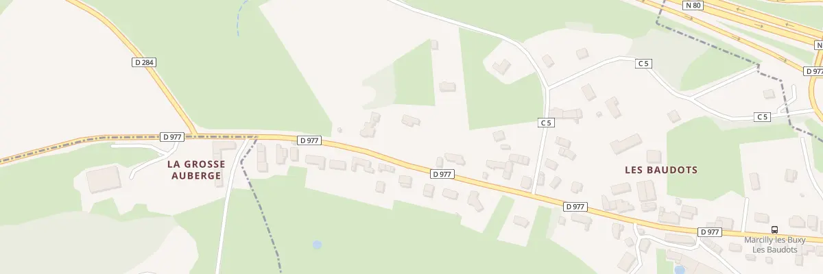Plan du 195 Rte de Saint Eusebe à Marcilly-lès-Buxy