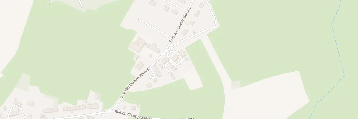 Plan du 21 Rue des Quatre Bornes à Lacanche