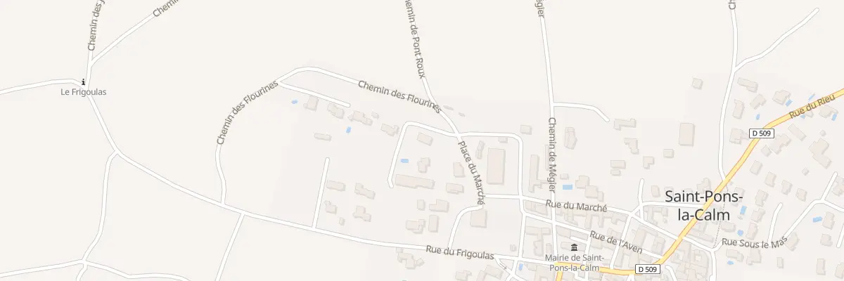 Plan du 5232 Les Flourines à Saint-Pons-la-Calm
