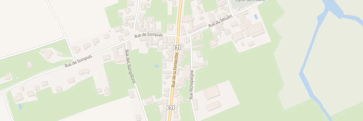 Plan du 21 Rue de la Pentecôte à Blacy
