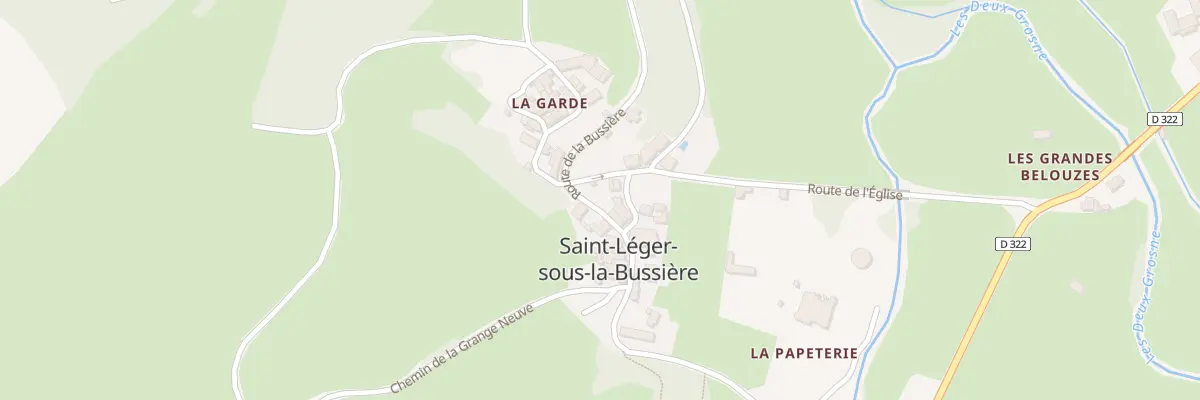 Plan du 5075 A Saint Leger à Saint-Léger-sous-la-Bussière