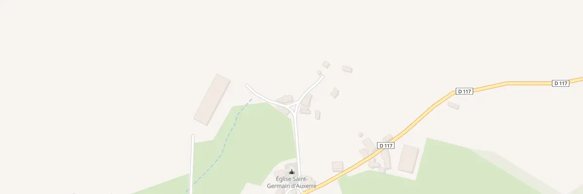 Plan du 9002 Les Courbes à Vitteaux