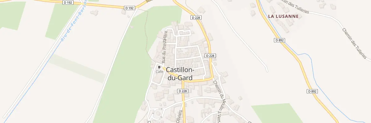Plan du 5119 Rue Turion Sabatier à Castillon-du-Gard