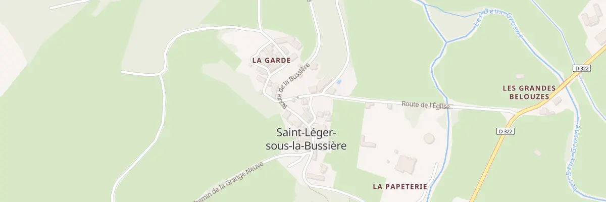 Plan du 5084 A Saint Leger à Saint-Léger-sous-la-Bussière