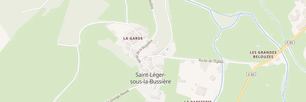 Plan du 5087 A Saint Leger à Saint-Léger-sous-la-Bussière