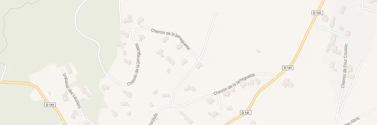 Plan du 5521 Che de la Jarreguette à Saint-Julien-de-Peyrolas