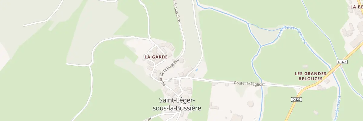 Plan du 5310F Le Bourg à Saint-Léger-sous-la-Bussière