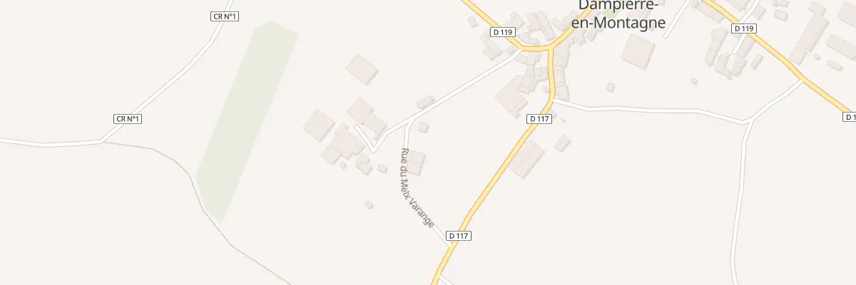 Plan du 3 Rue du Meix Varange à Dampierre-en-Montagne