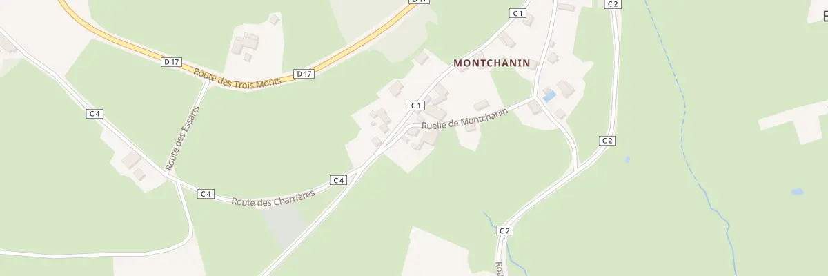 Plan du 5065 Montchanin à Bergesserin