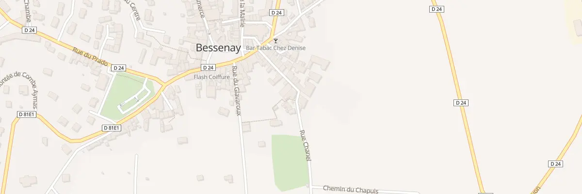 Plan du 20 Rue Chanel à Bessenay
