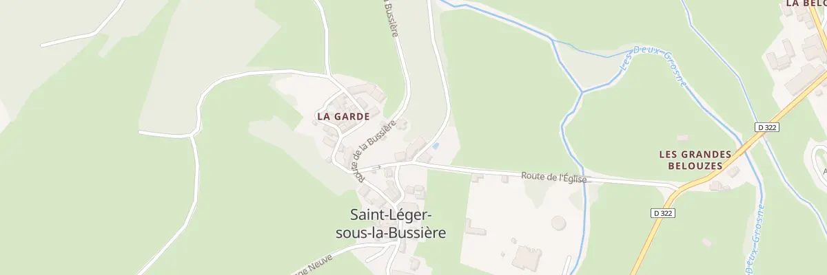 Plan du 5088 A Saint Leger à Saint-Léger-sous-la-Bussière