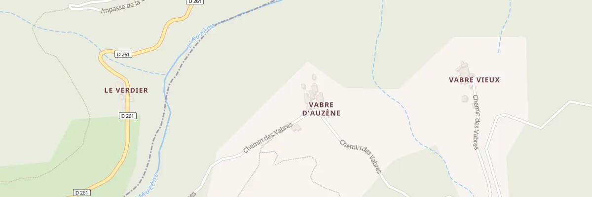 Plan du 5049 Vabre à Pranles