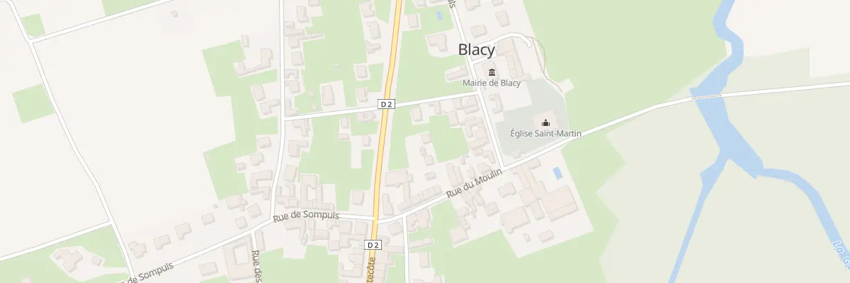 Plan du 11B Rue du Moulin à Blacy