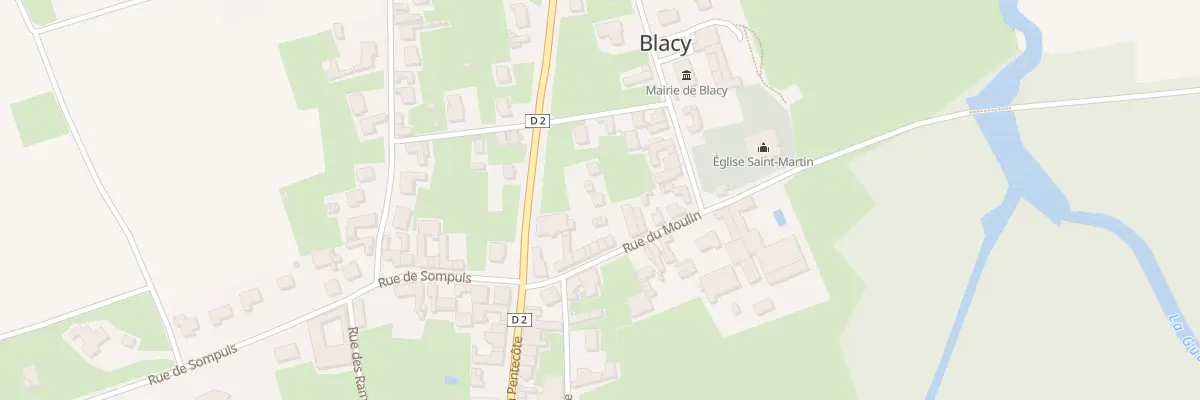 Plan du 11 Rue du Moulin à Blacy