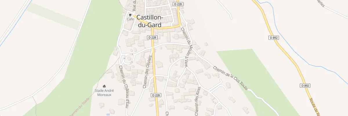 Plan du 6 Che des Jardins à Castillon-du-Gard