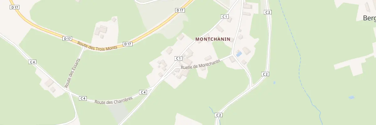 Plan du 5066 Montchanin à Bergesserin