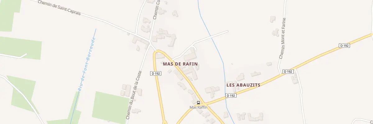 Plan du 5654 Mas de Rafin à Castillon-du-Gard