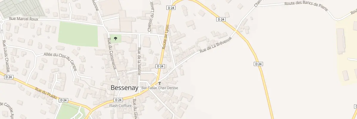 Plan du 7 Rue de la Brévenne à Bessenay