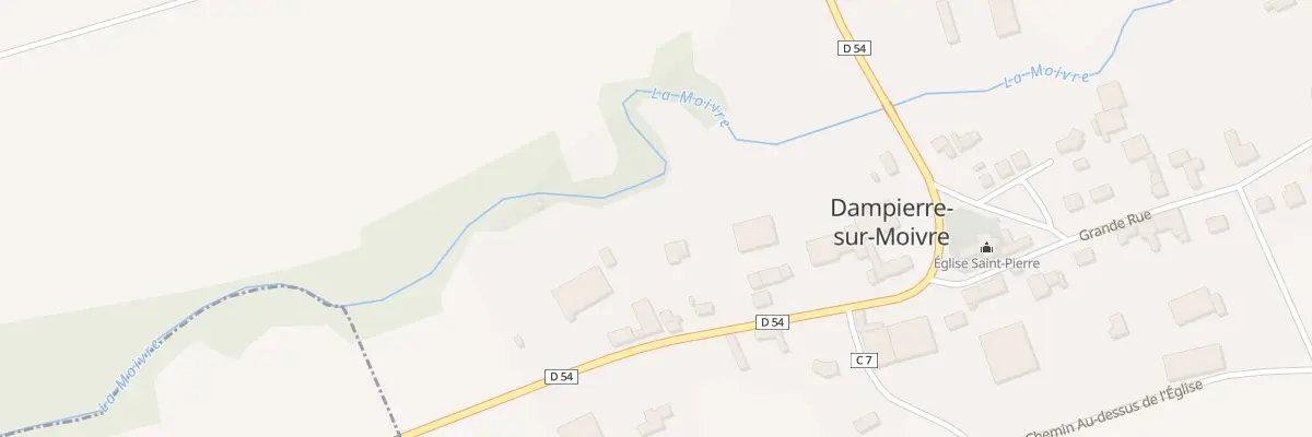 Plan du 16 Rue de la Marne à Dampierre-sur-Moivre