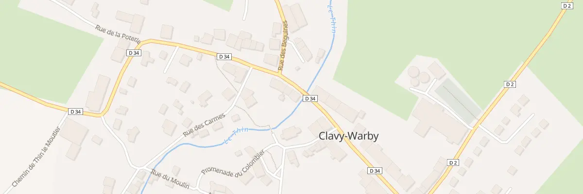Plan du 1 Rue de la Maronne à Clavy-Warby