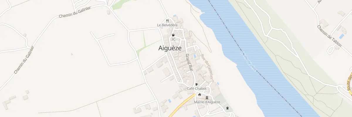 Plan du 14 Rue du Valat à Aiguèze