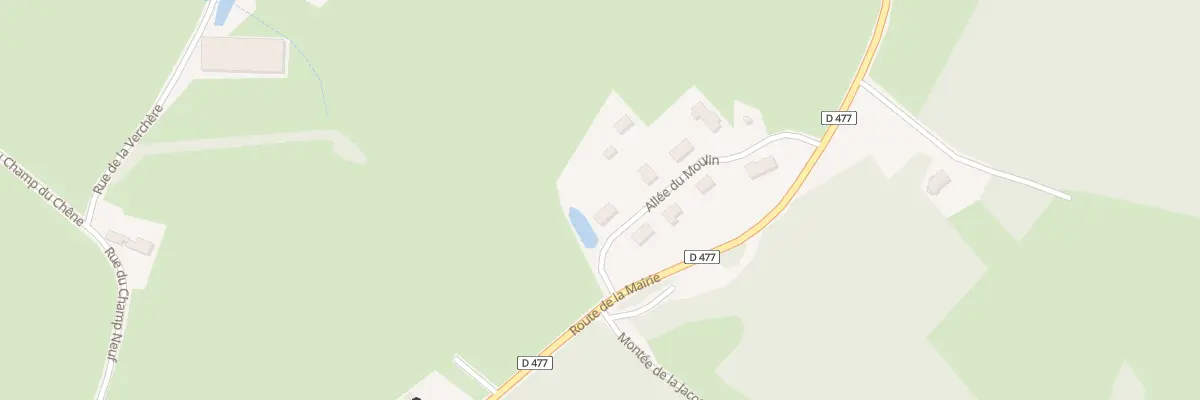 Plan du 1 All du Moulin à Saint-Martin-d’Auxy