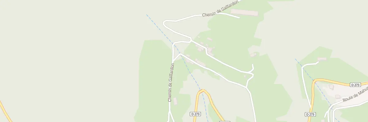 Plan du 350 Che de Gaillardon à Pailharès