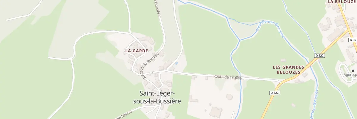 Plan du 5089 Pre de la Garde à Saint-Léger-sous-la-Bussière