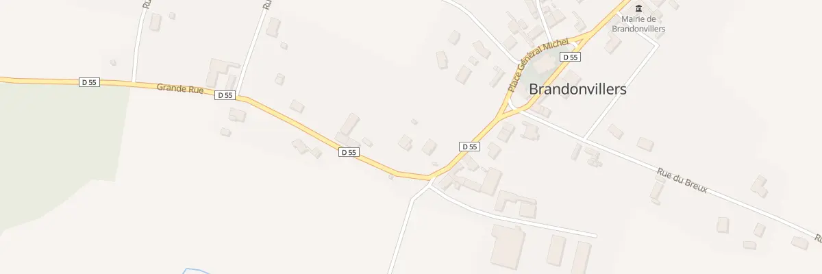 Plan du 3 Rue du Haut Montier à Brandonvillers