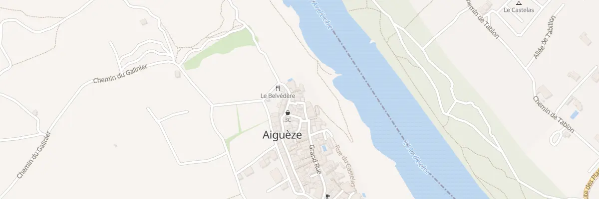 Plan du 6 Rue de la Combe des Oiseaux à Aiguèze