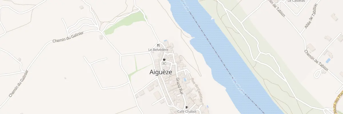 Plan du 5039A Che de la Combe des Oiseaux à Aiguèze