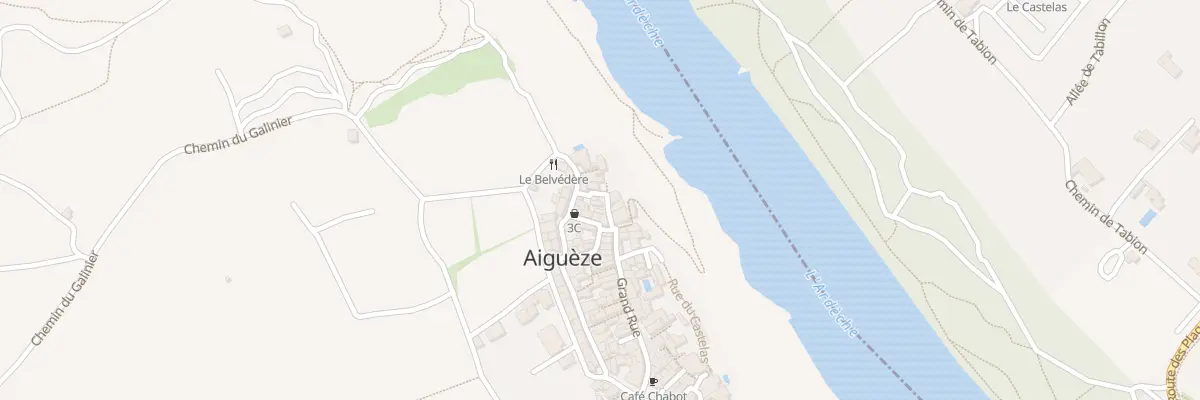 Plan du 5 Rue de la Combe des Oiseaux à Aiguèze