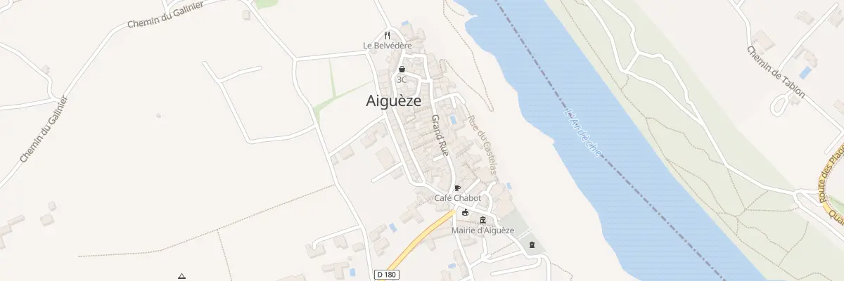 Plan du 2 Rue du Moulin à Aiguèze