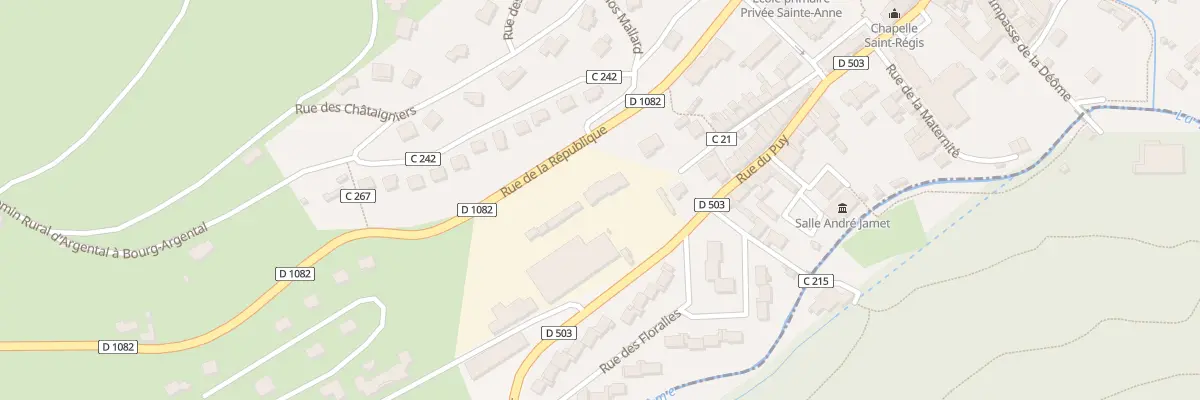 Plan du 22A Rue Melon à Bourg-Argental