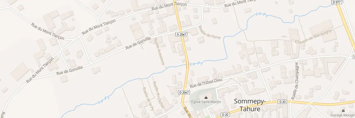 Plan du 9 Rue de la Chaussée à Sommepy-Tahure