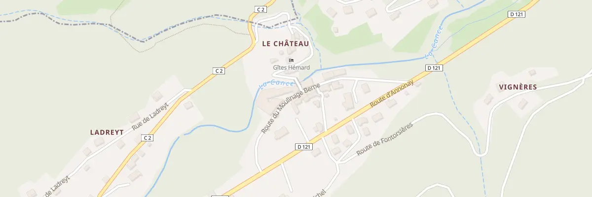 Plan du 146 Rue du Moulinage Berne à Vocance