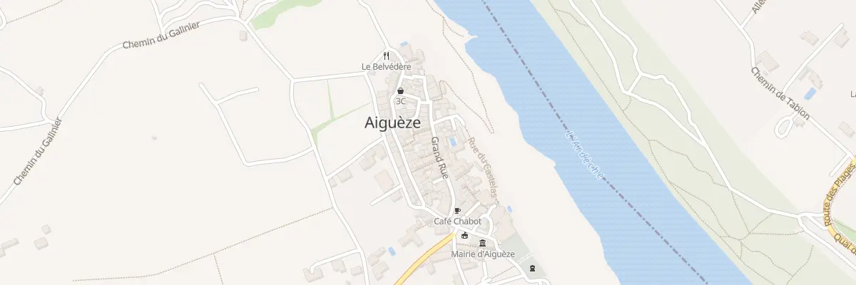 Plan du 21 Gr Grand Rue à Aiguèze