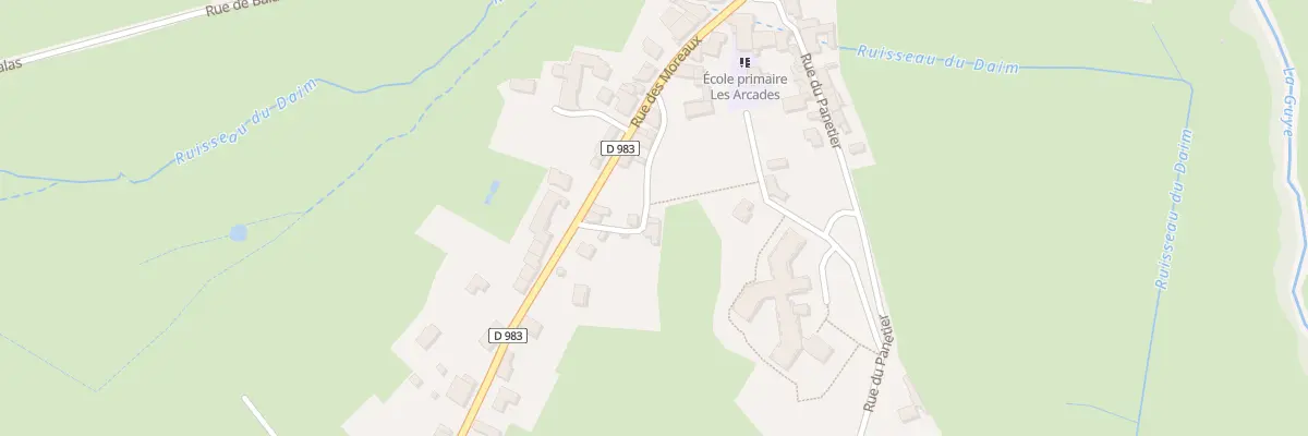 Plan du 1 Rue des Jardins à Joncy