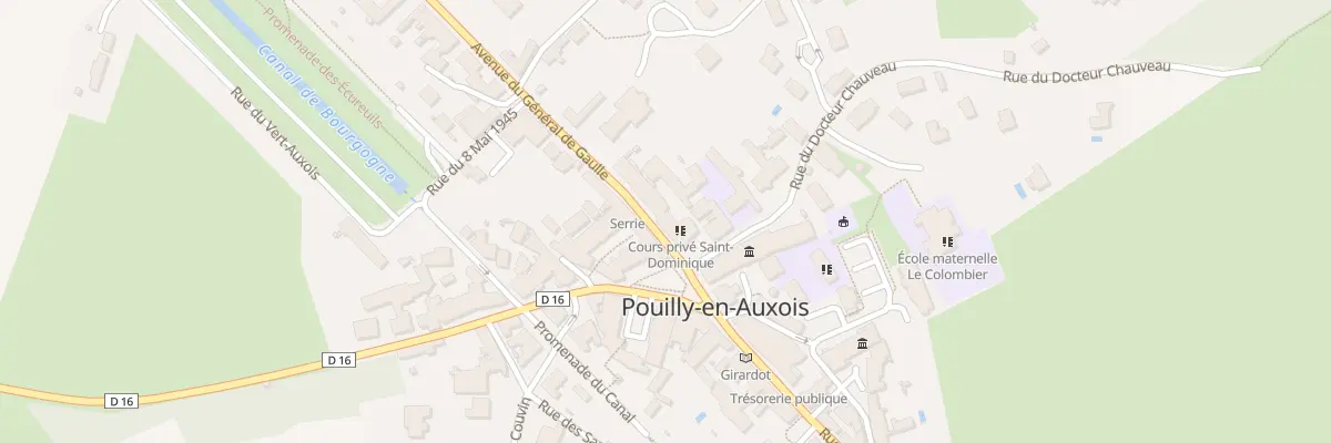 Plan du 4 Av du General de Gaulle à Pouilly-en-Auxois