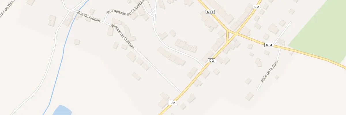 Plan du 5064 Le Village à Clavy-Warby