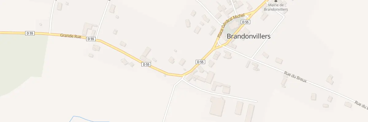 Plan du 1 Rue du Haut Montier à Brandonvillers