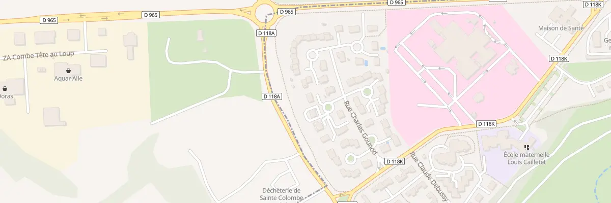 Plan du 23 Rue Charles Gounod à Châtillon-sur-Seine